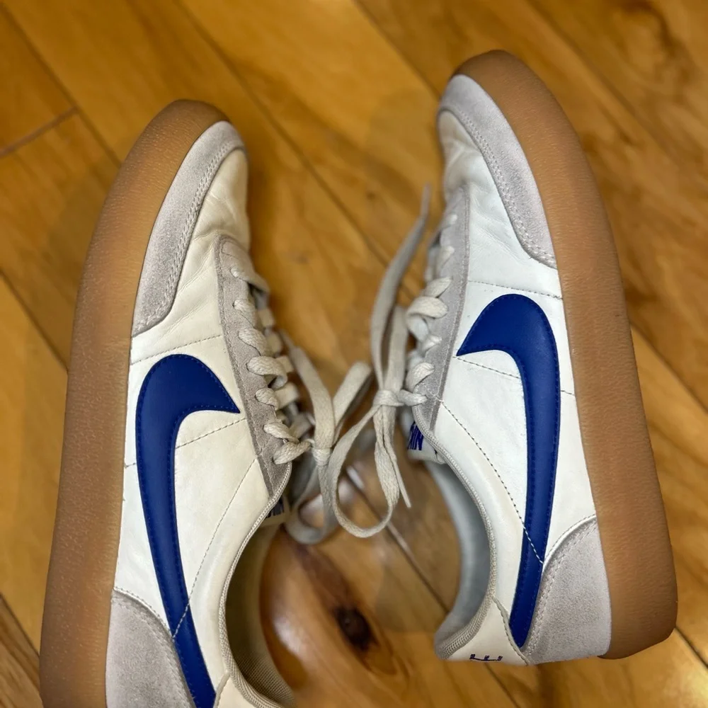 Nike Killshot 2 Leather Sail Hyper Men’s Blue Swoosh Casual Sneakers
